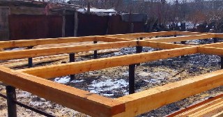 Пол на винтовых сваях Уссурийск цена от 15549 руб.